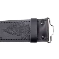 Thistle Embossed belt