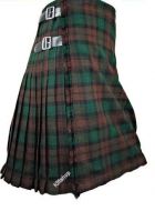 Brown Watch tartan kilt (dames )
