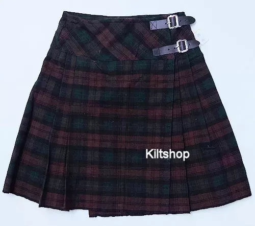 Brown Watch tartan Billie kilt Dames