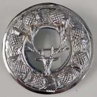 Plaid Broach, Deer, 8 cm